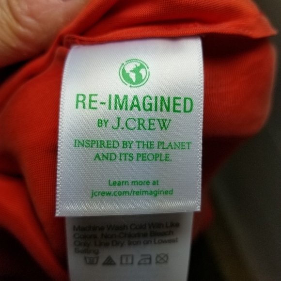 J. CREW Gwyneth cupro blend long slip dress wildfire orange - Picture 6 of 13